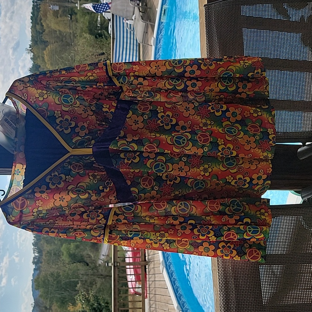 Ladies Hippie costume with accessories